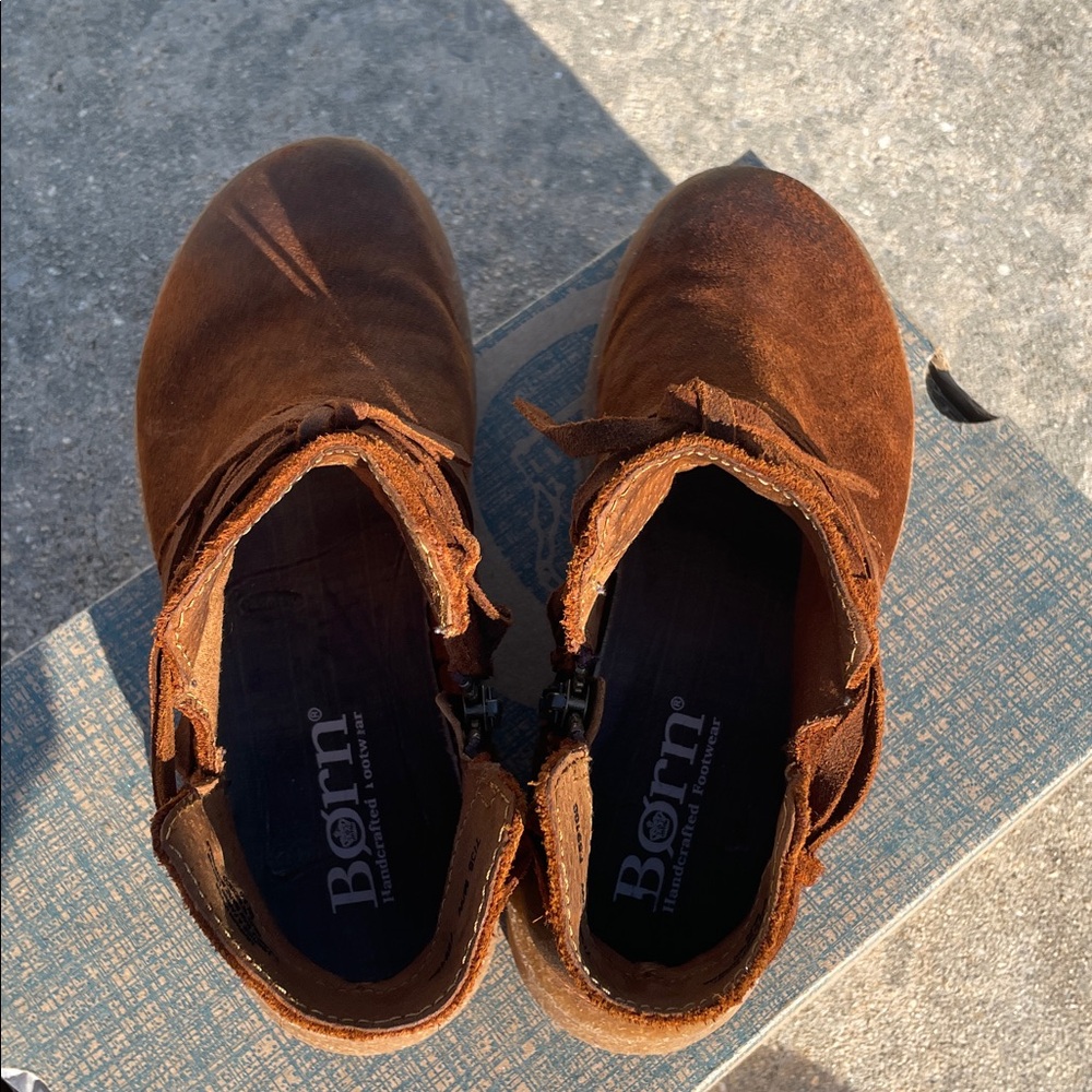 Born Rustic Brown Ankle Booties - image 4